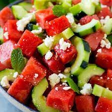 For your summer picnic: Watermelon feta salad